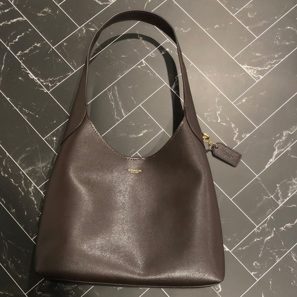 COACH Maple Leather Shoulder Bag